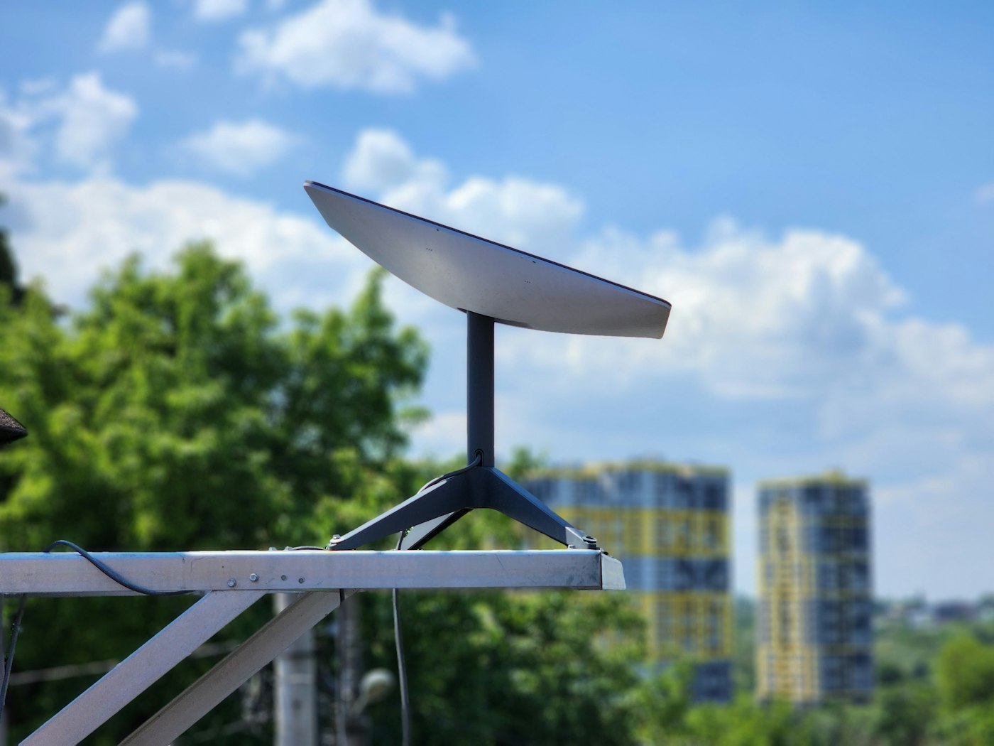 Antena Starlink Standard instalada e operando